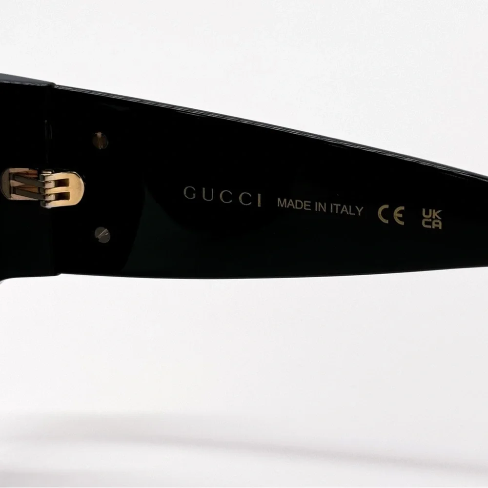 NEW GUCCI GG1407S 001 BLACK WOMEN OVERSIZED SUNGLASSES GUCCI